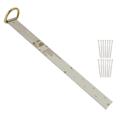 FallTech 7434 17" Single-D Permanent Roof Anchor for Wood